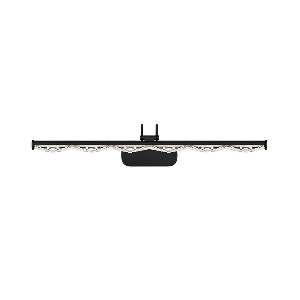 Modern LED Vanity Light with Multi-Faceted Prismatic Acrylic Shade