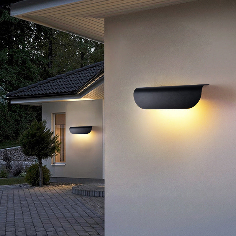 Minimalist Concrete LED Outdoor Wall Light Waterproof IP54