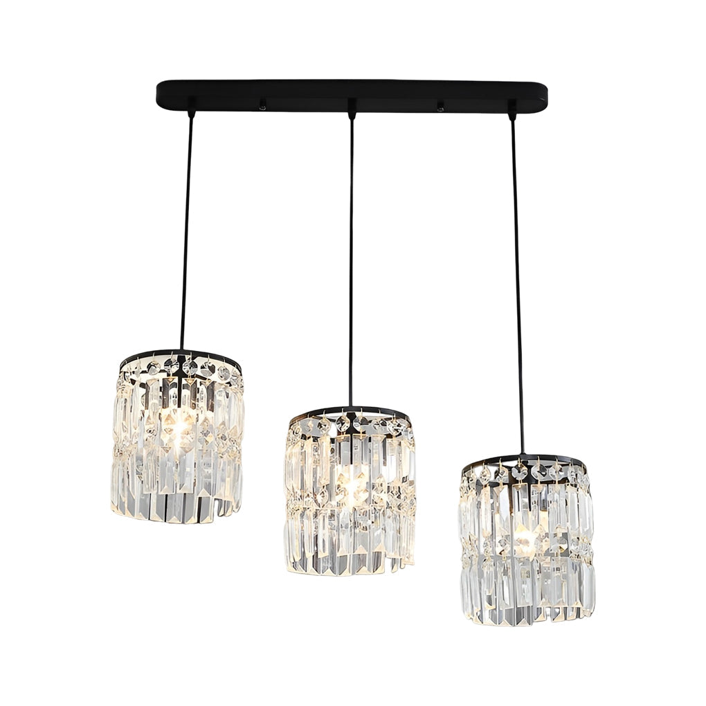 Crystal Pendant Light with 3-Step Dimming | Modern Nordic Design