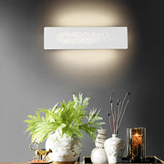 Modern Rectangular LED Wall Light with Up-Down Lighting