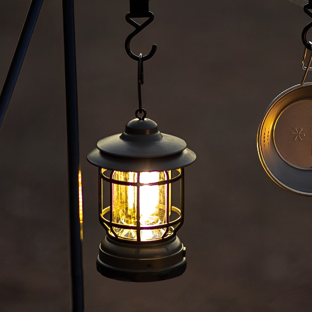 Rechargeable LED Outdoor Lantern with Adjustable Brightness