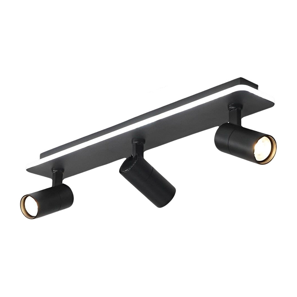 Modern Adjustable LED Track Spotlight - Aluminum Flush Mount 2/3/4