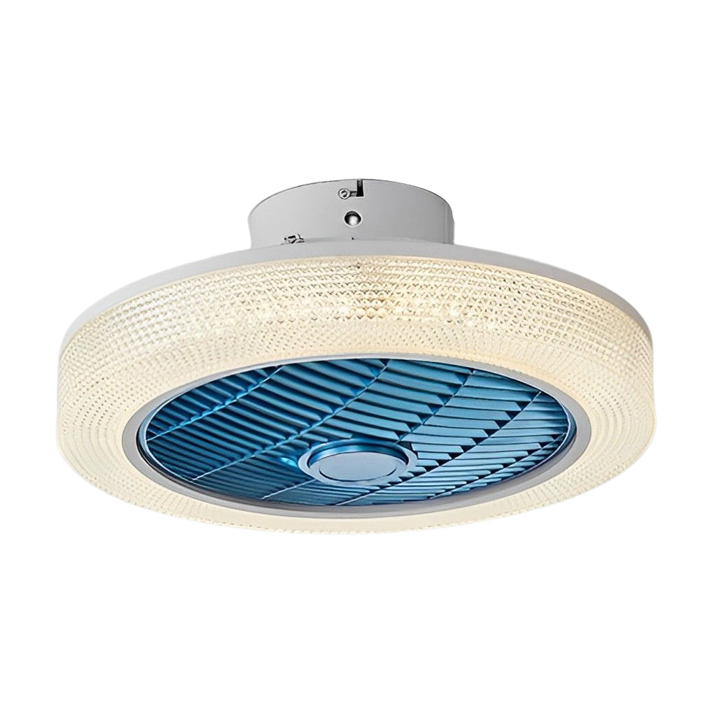 Dimmable Bladeless Ceiling Fan Light with Heating Function