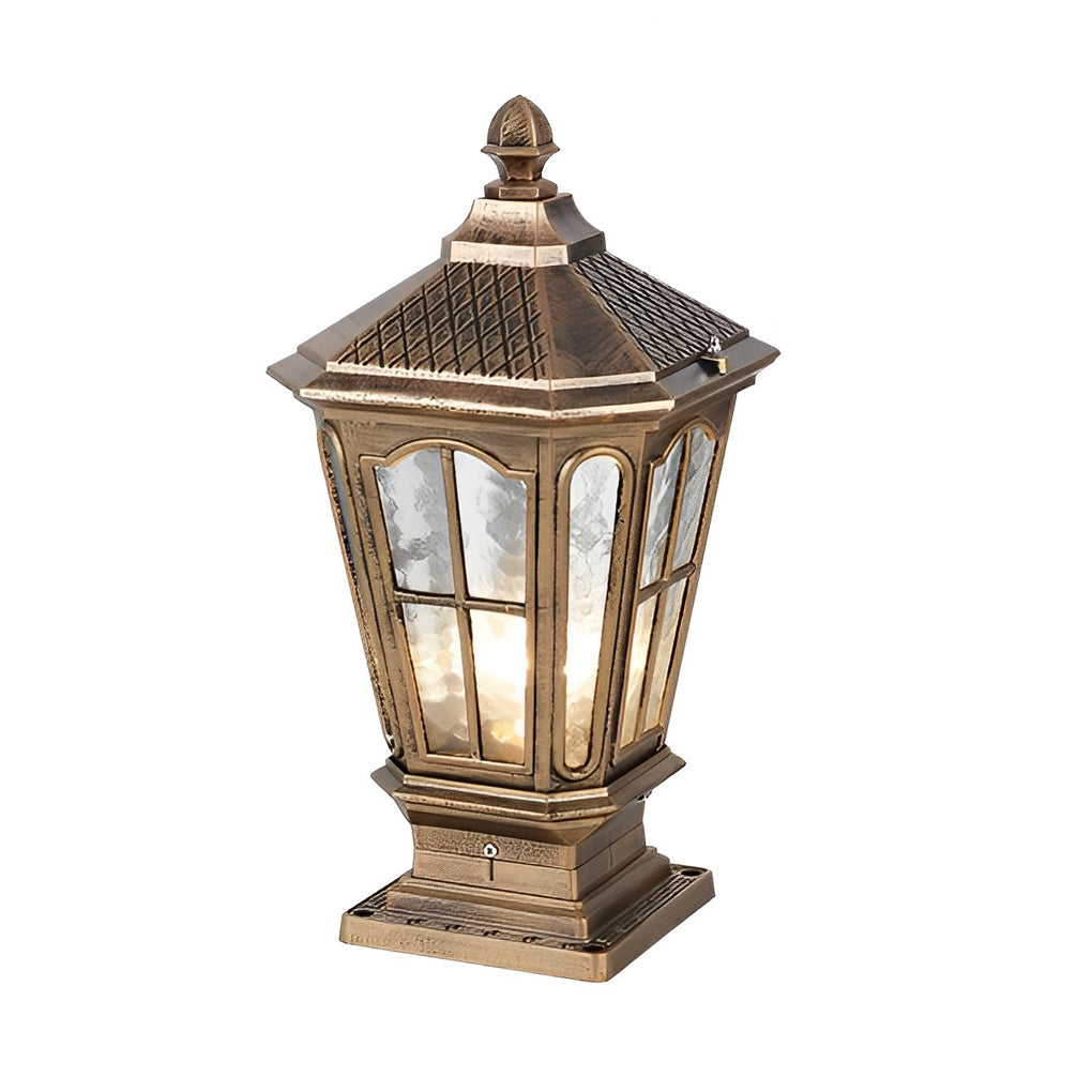 Modern Solar Powered Fence Post Light with Dual Power Options