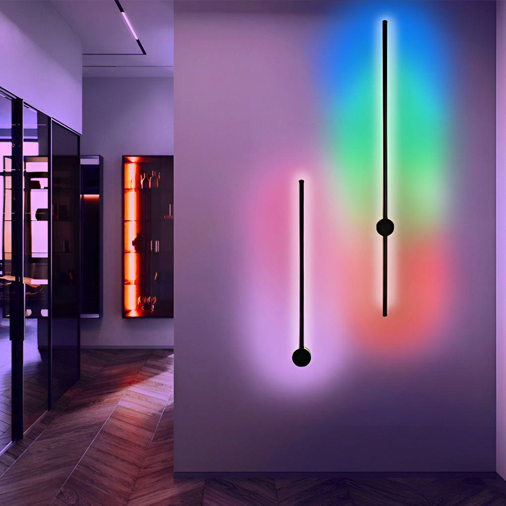 RGB Linear LED Wall Light with Remote Control - Modern Minimalist
