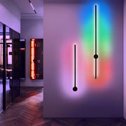 RGB Linear LED Wall Light with Remote Control - Modern Minimalist
