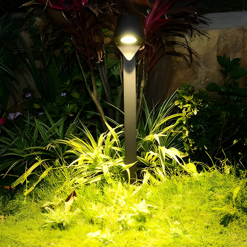 Modern Black Aluminum LED Pathway Light 10W Outdoor Waterproof
