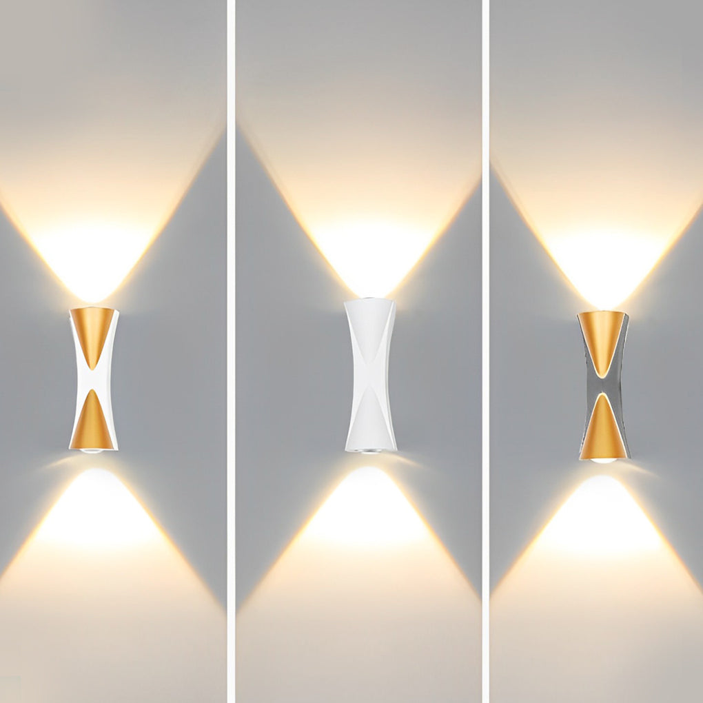 Modern LED Outdoor Wall Lamp - Waterproof Up Down Light Aluminum