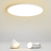 16" Modern LED Geometric Circle Flush Mount Ceiling Light