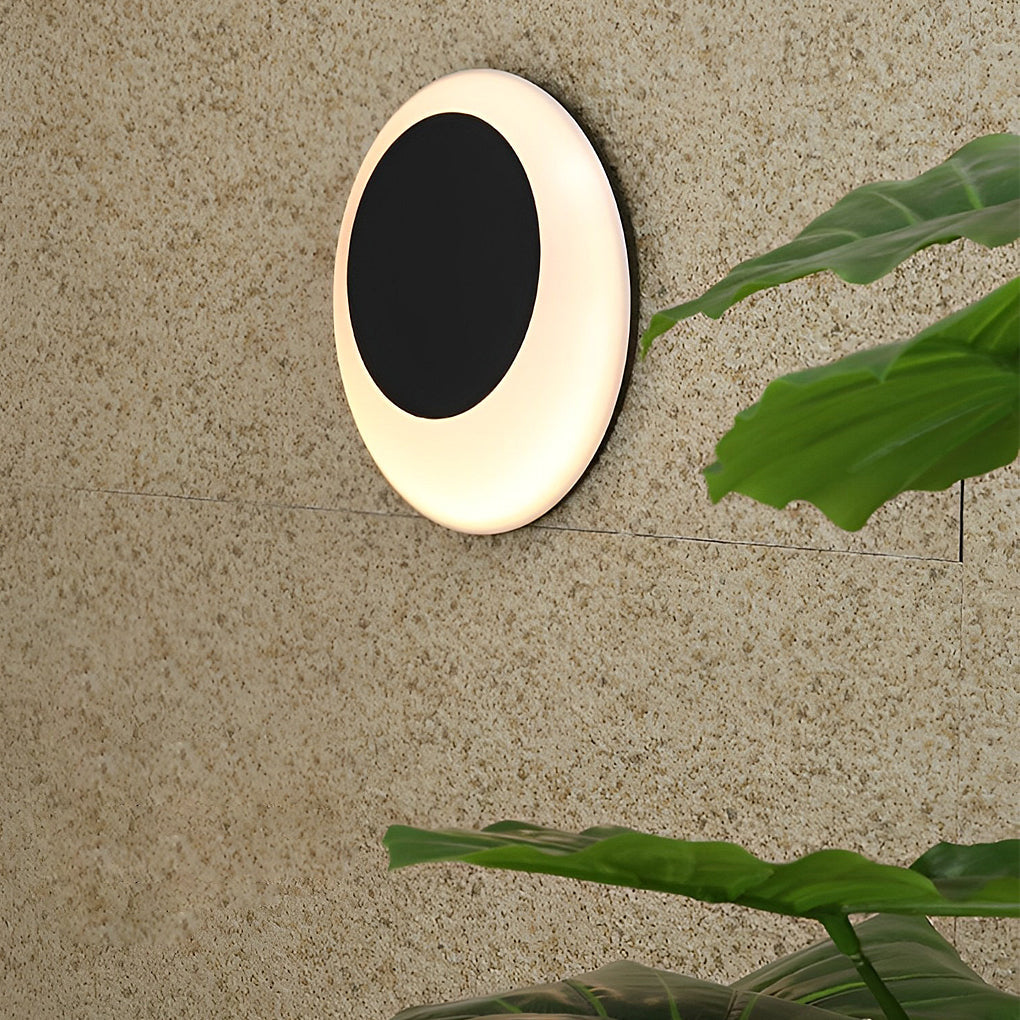 Oval LED Waterproof Modern Wall Sconce - Aluminum & Acrylic