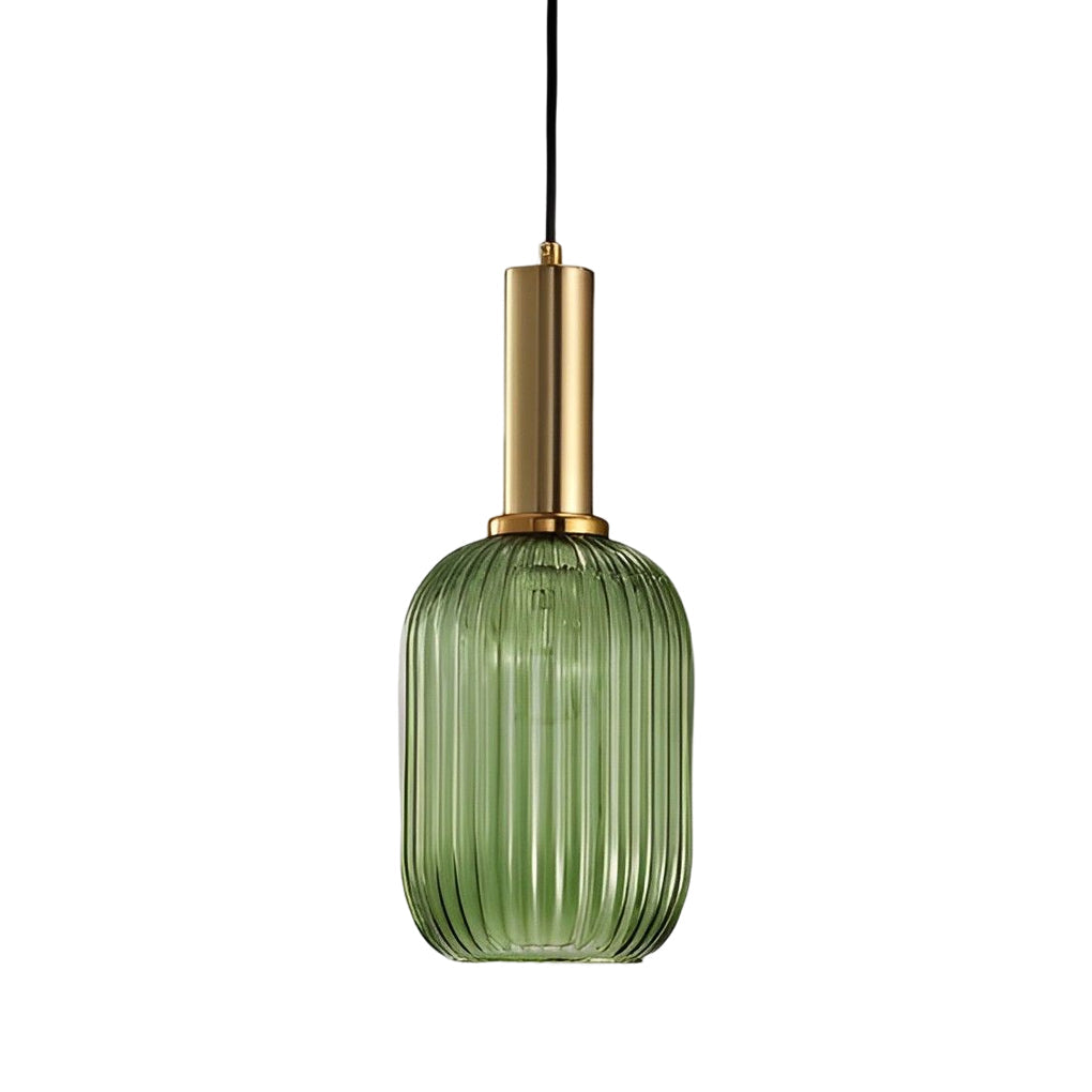 Modern Glass Lantern Pendant Light - Nordic LED Chandelier