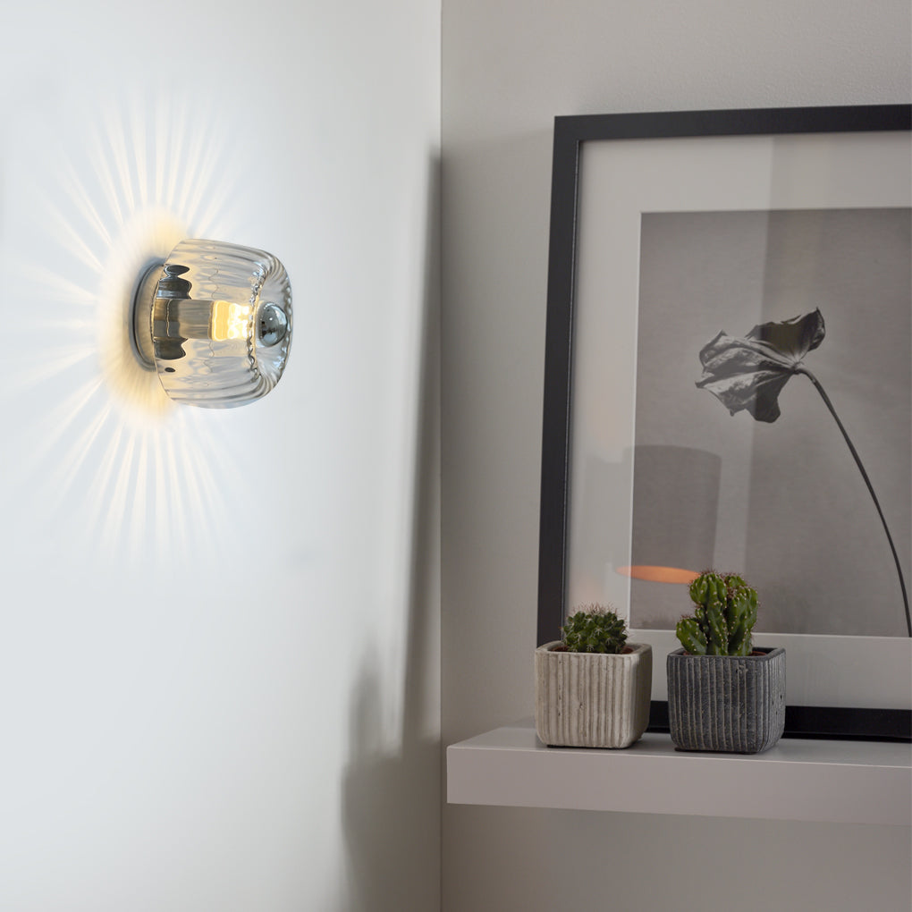 Jellyfish Glass Wall Sconce Modern Minimalist Wall Light Fixture