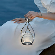Modern Portable LED Outdoor Lantern with USB Rechargeable Battery