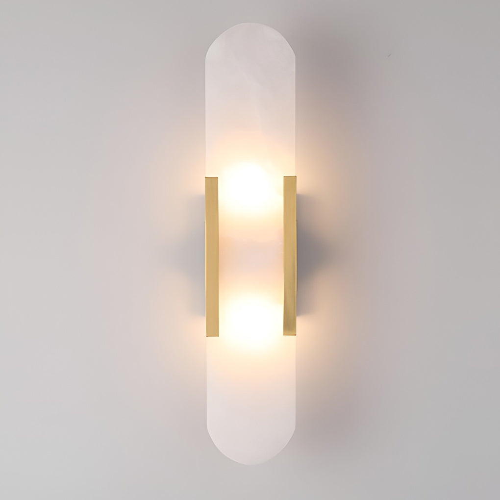 Modern Electroplated Metal Up and Down Wall Sconce G4 LED Light