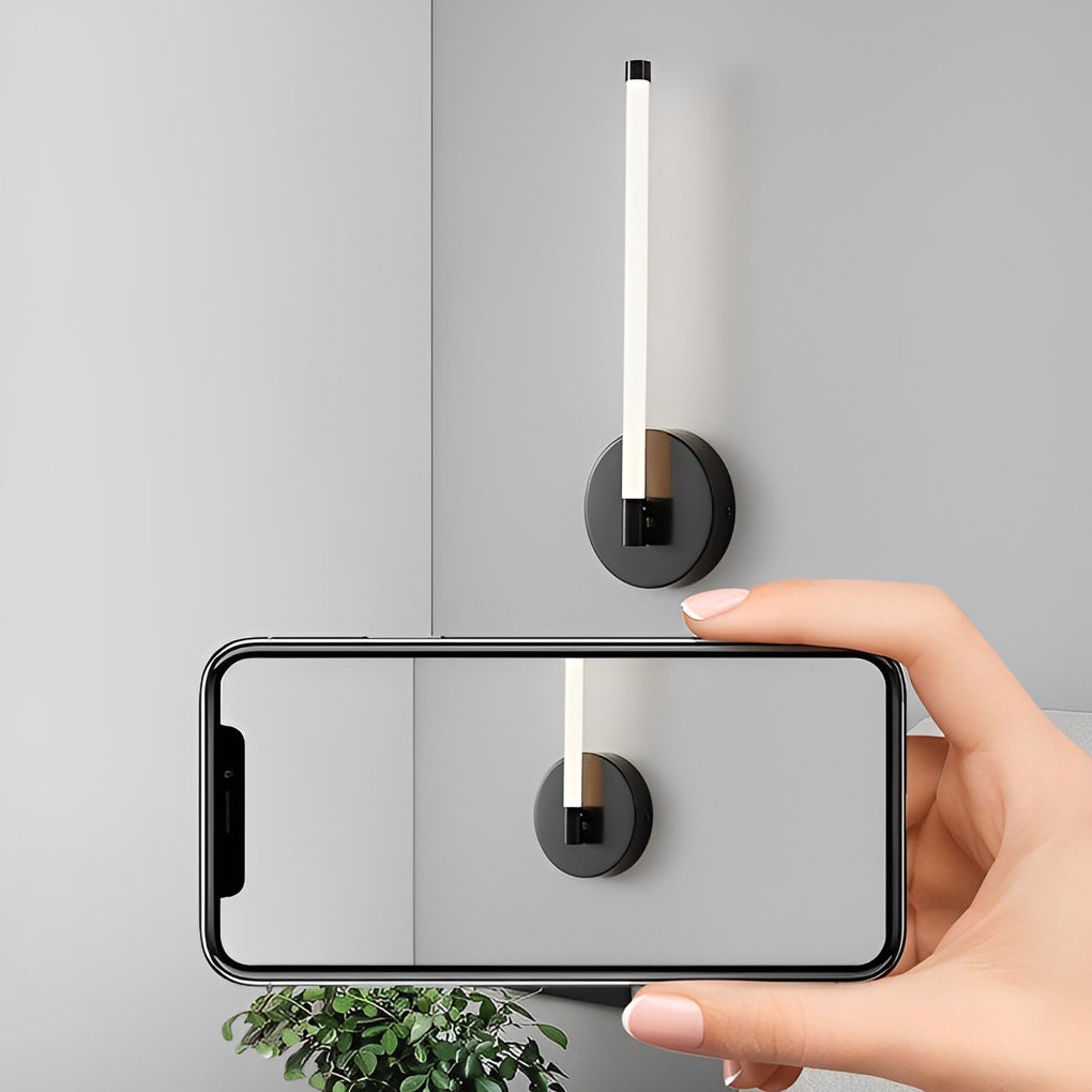 Modern LED Wall Sconce with 3-Step Dimming & Acrylic Shade