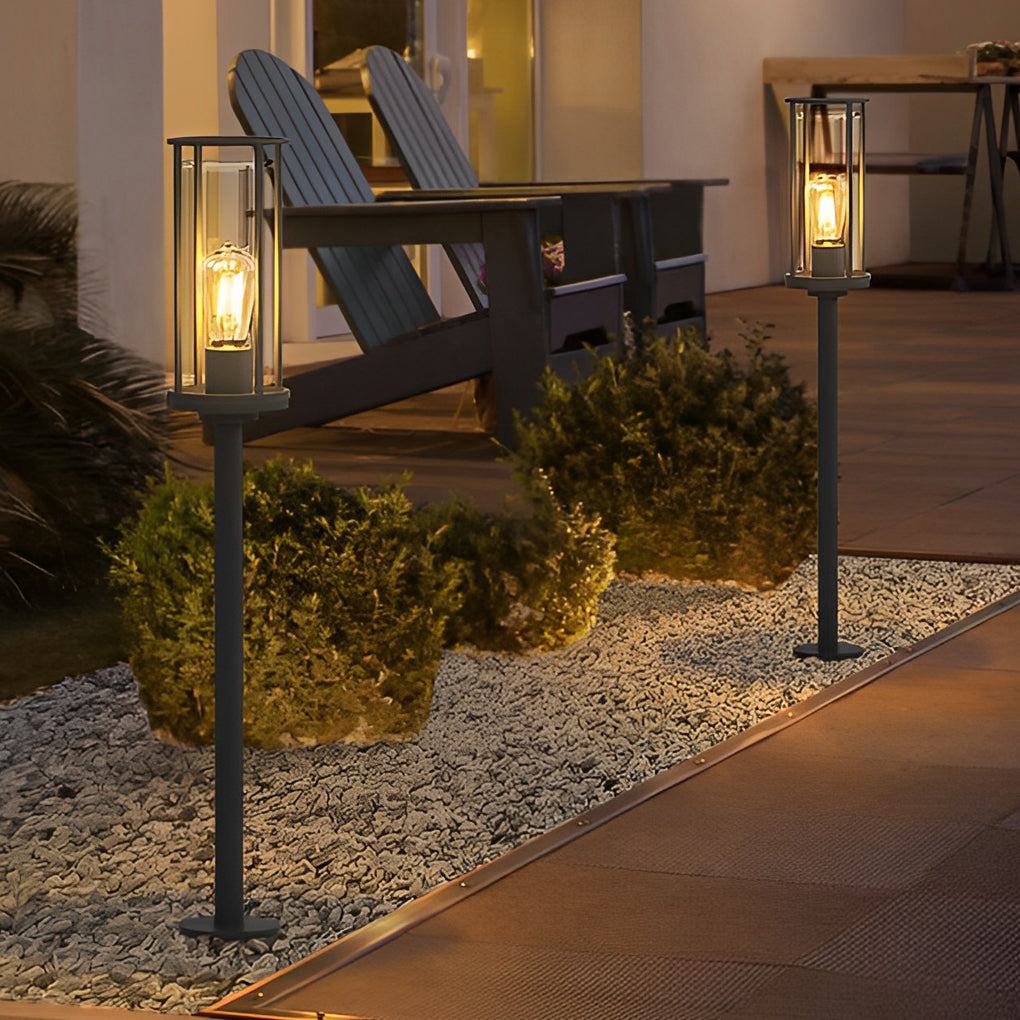Modern Round Stainless Steel Outdoor Light – Wall & Post Mount