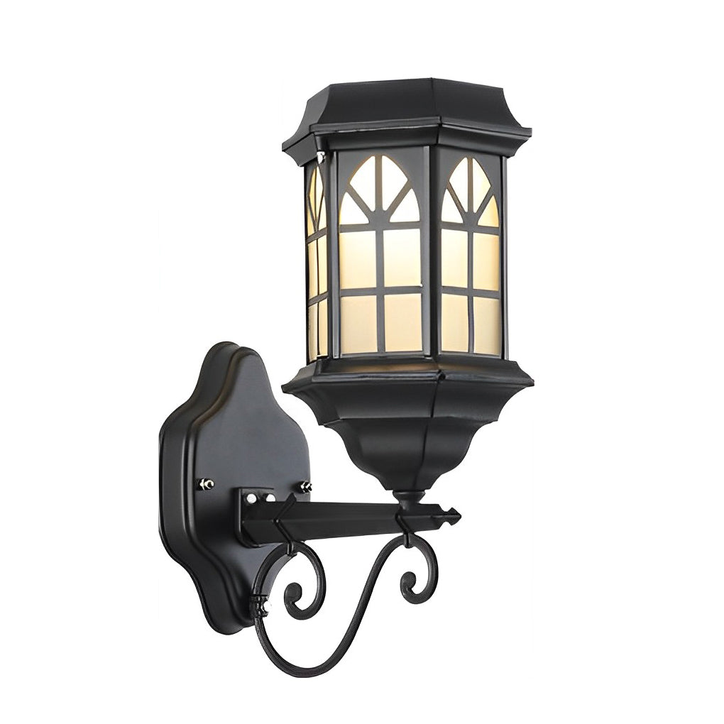 Modern Solar LED Outdoor Wall Light with Remote Control