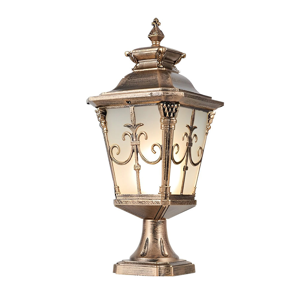 Solar LED Fence Post Light – Waterproof Aluminum Outdoor Pillar Lamp