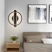 Modern LED Eye Care Wall Light - Circular Aluminum Fixture