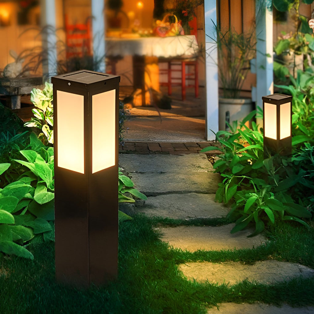 Solar LED Bollard Light with Remote Control – Industrial Pathway
