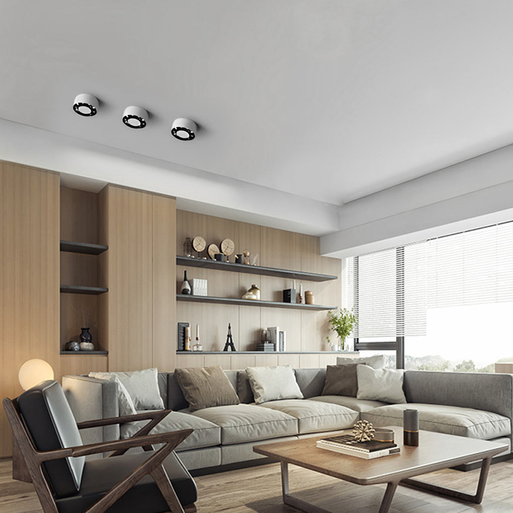 Ultra-Thin Anti-Glare LED Surface Mounted Downlight - White