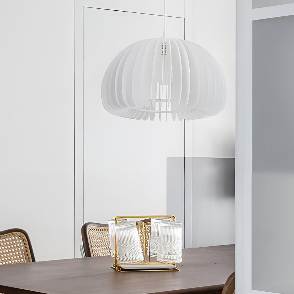 White Lantern Pendant Light with 3-Step Dimming | Modern Nordic