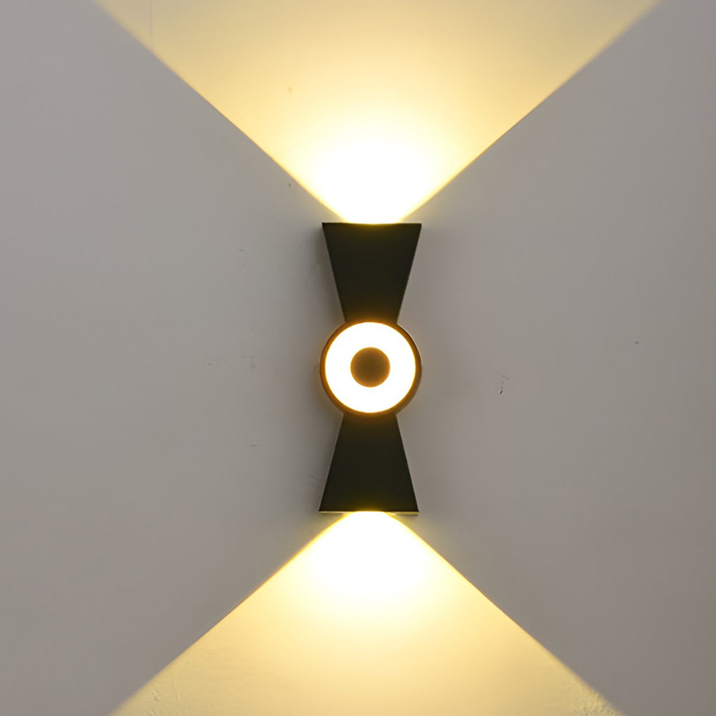 Modern Aluminum LED Up Down Wall Light Waterproof IP65 Indoor Outdoor