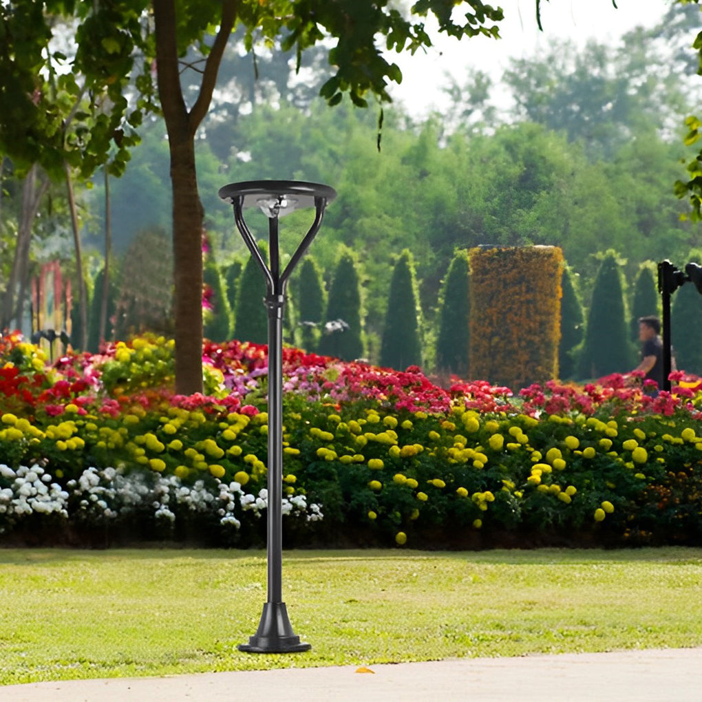 Modern Solar LED Lamp Post – Outdoor Waterproof Aluminum Light