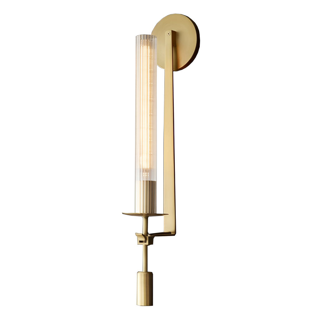 Crystal Swing Arm Wall Sconce Modern Hardwired Wall Light