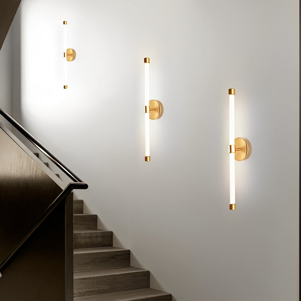 Modern LED Strip Wall Sconce with Three-Step Dimming