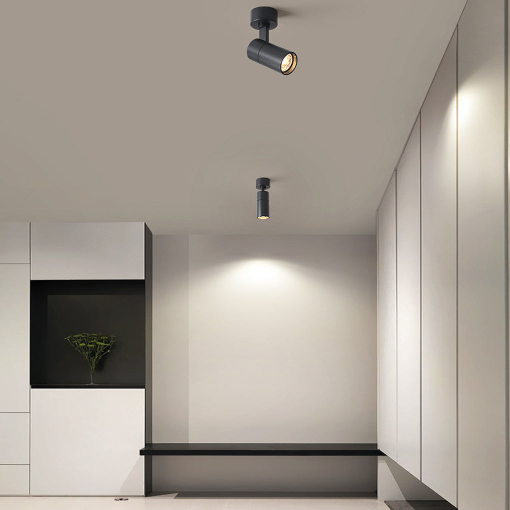 Adjustable Round LED Ceiling Spotlight — Modern Minimalist Design