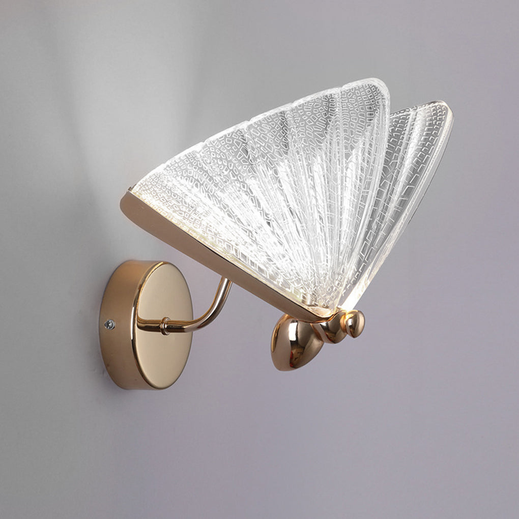 Butterfly Wall Sconce – Modern Gold LED Light Fixture