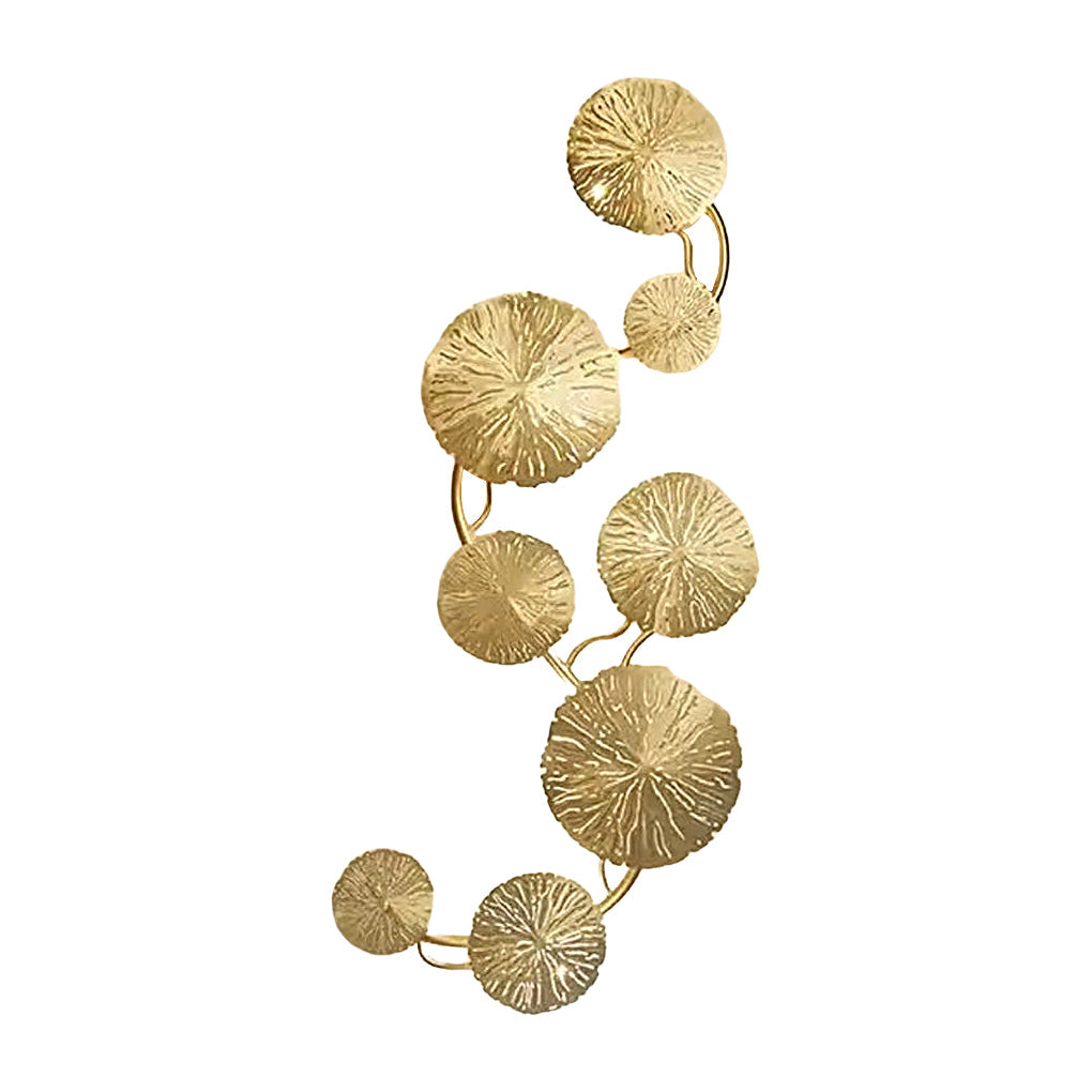 Lotus Leaf Hollow Stainless Steel Modern Wall Sconce