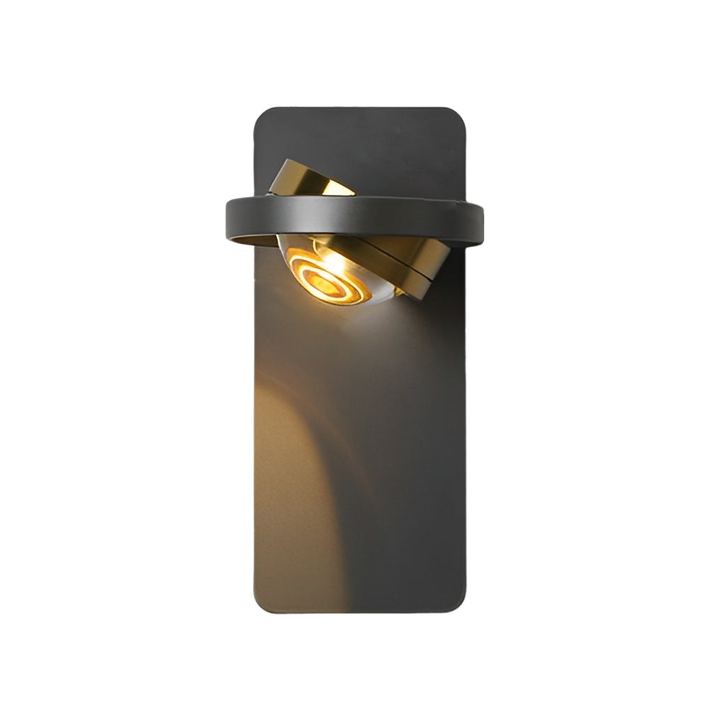 Adjustable Modern Wall Sconce with 360° Rotating Light Head