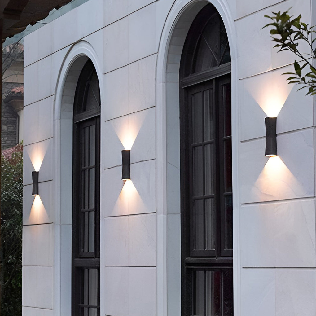 Modern LED Up Down Wall Light Waterproof Aluminum Outdoor Sconce