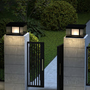Modern Solar Fence Post Light - Waterproof IP65 Outdoor Pillar Lamp