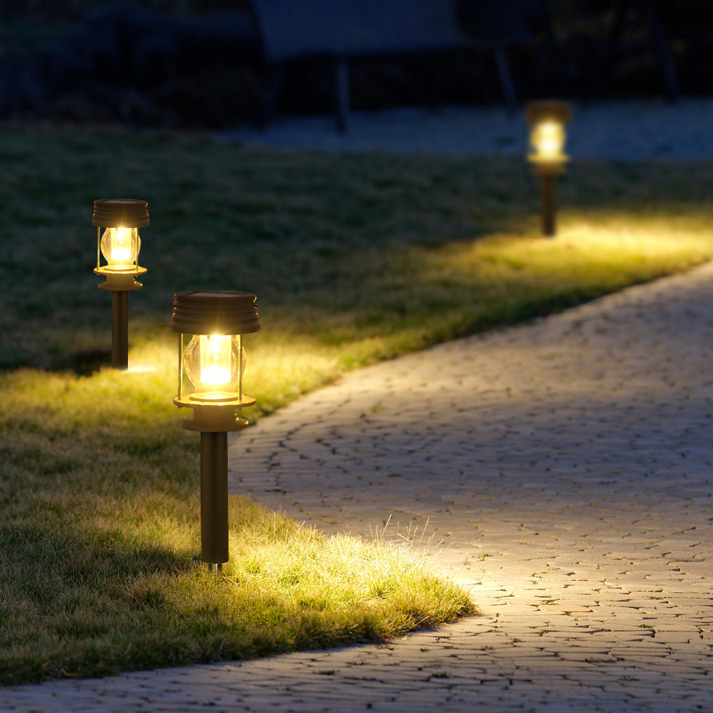 Solar LED Outdoor Lantern - Portable Waterproof Garden Light
