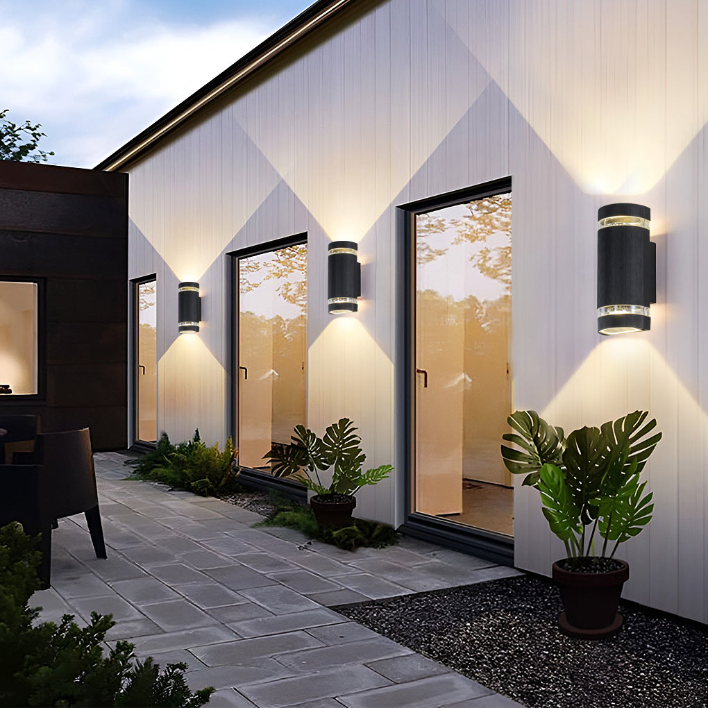 Modern LED Up Down Wall Sconce – Waterproof Outdoor Lighting