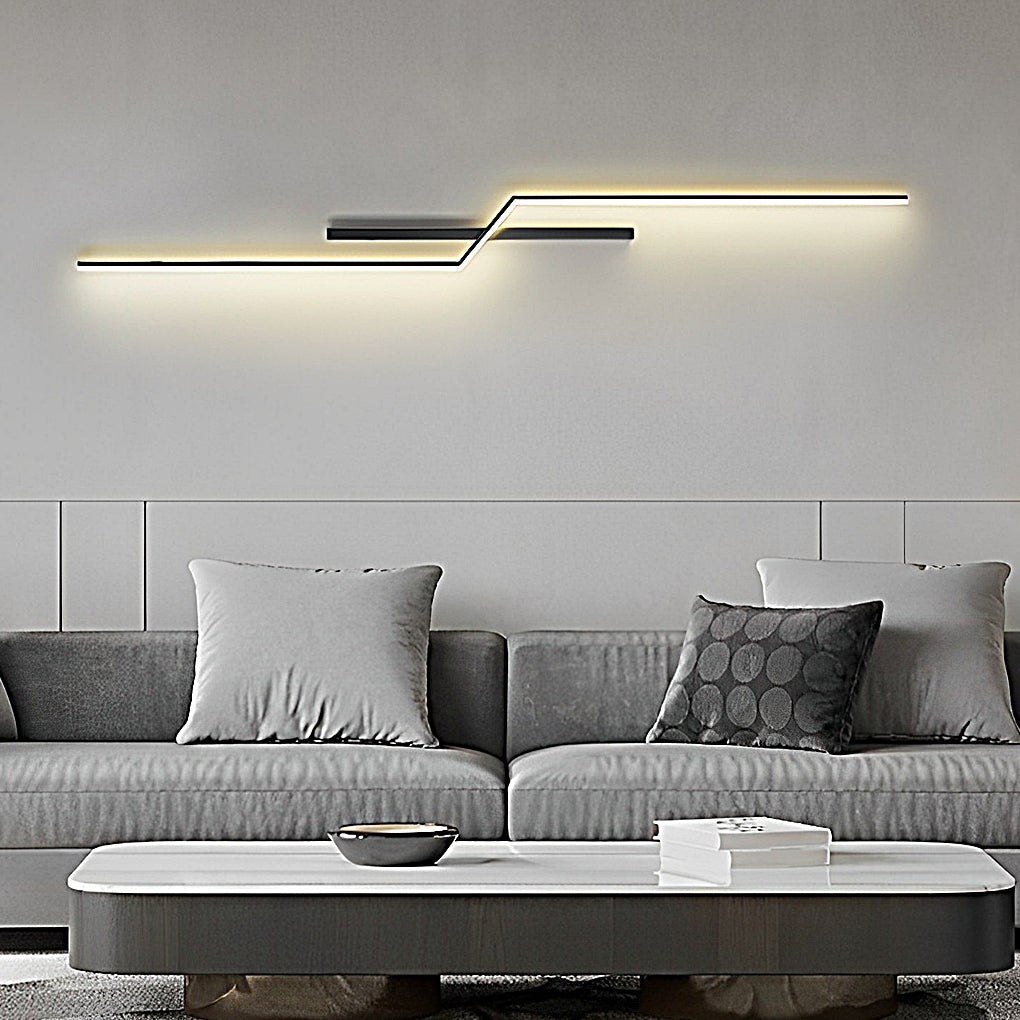 Modern Linear LED Wall Sconce – Minimalist Art Deco Lighting
