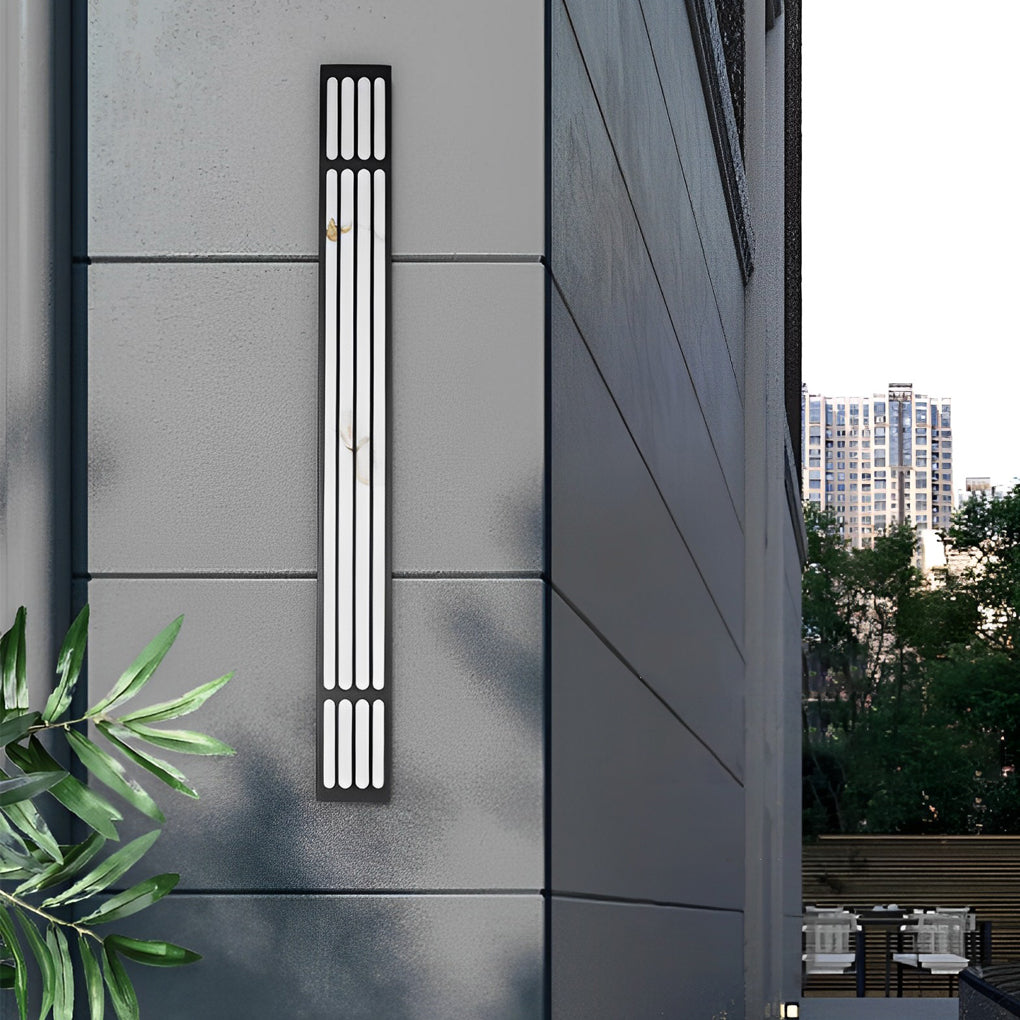 Modern Rectangular LED Outdoor Wall Lamp - Waterproof IP65