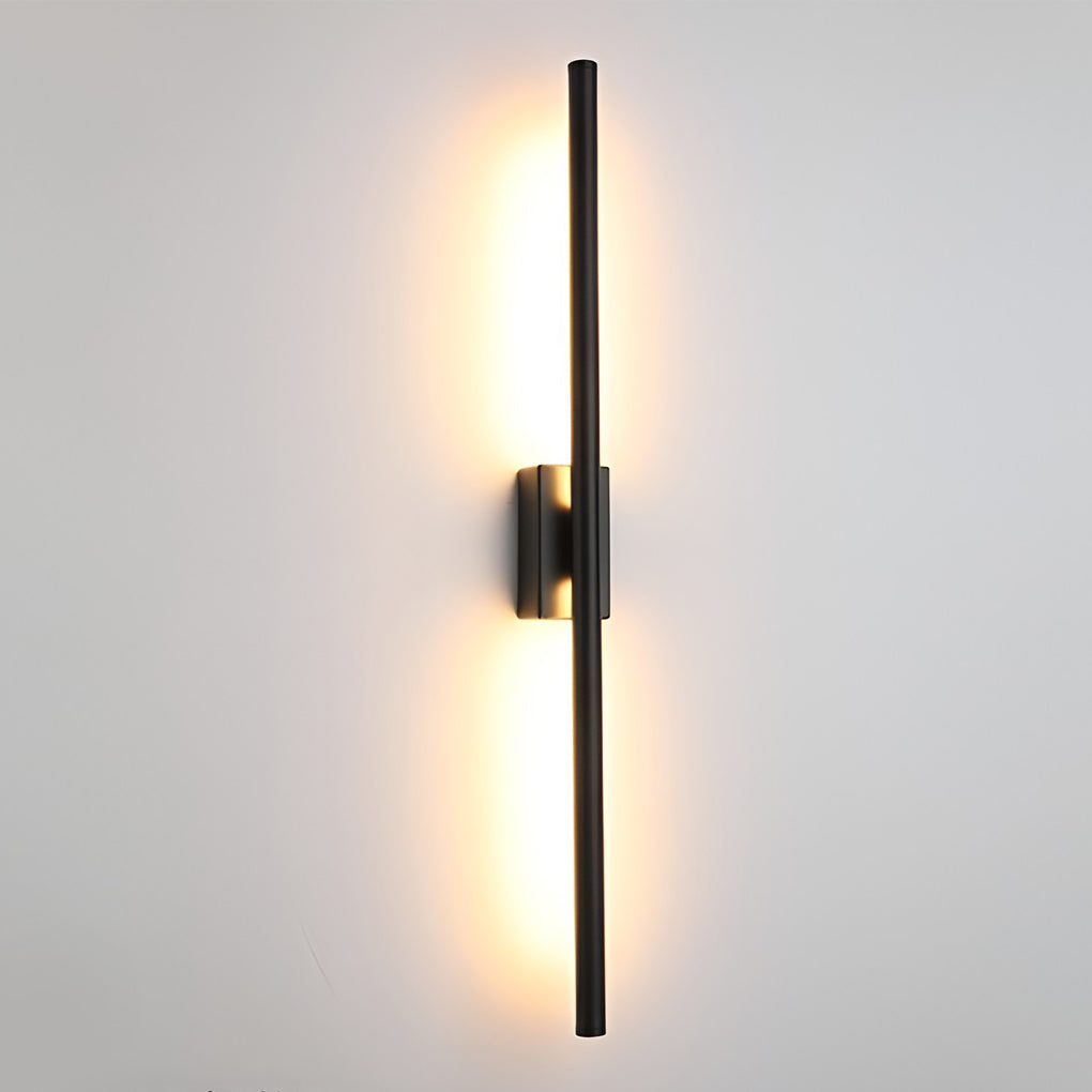 Modern Linear LED Wall Sconce – Electroplated Metal Fixture
