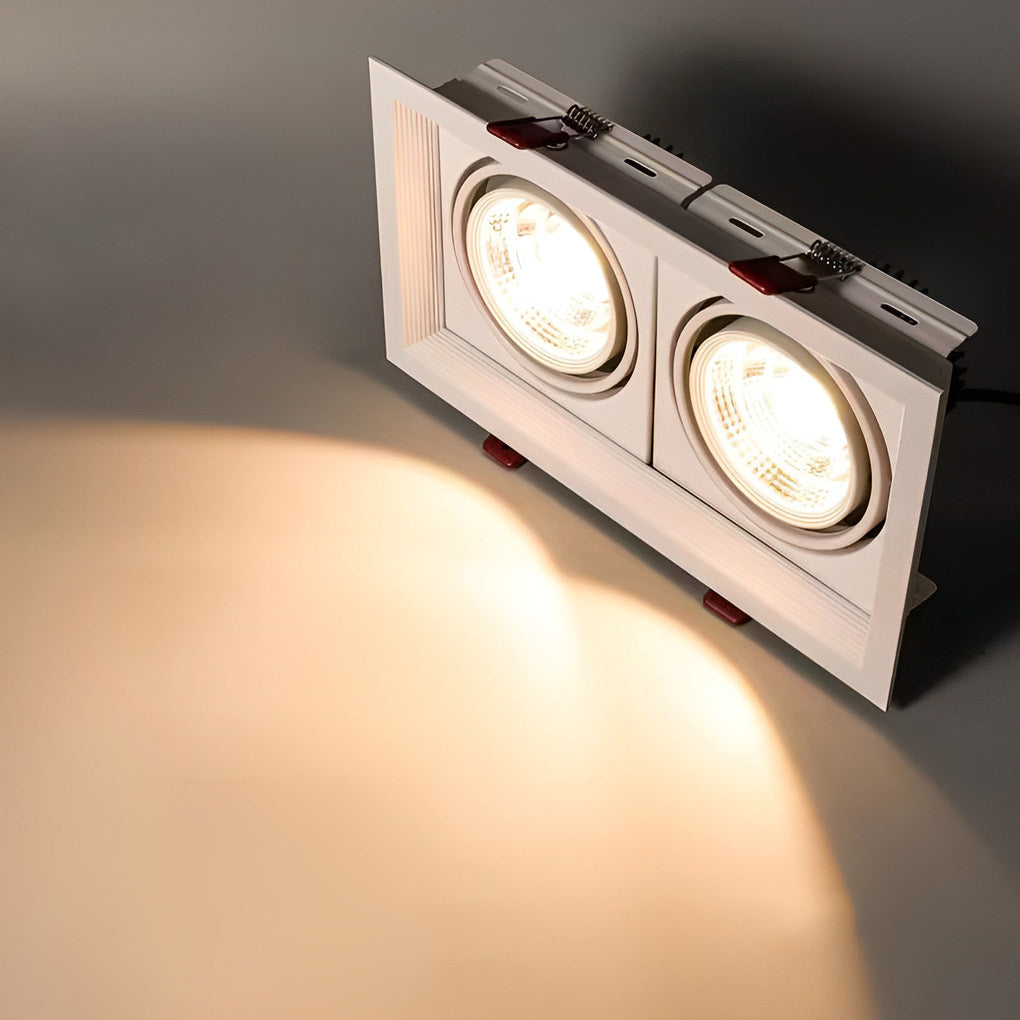 2-Light Adjustable Recessed Spotlight with Three-Step Dimming