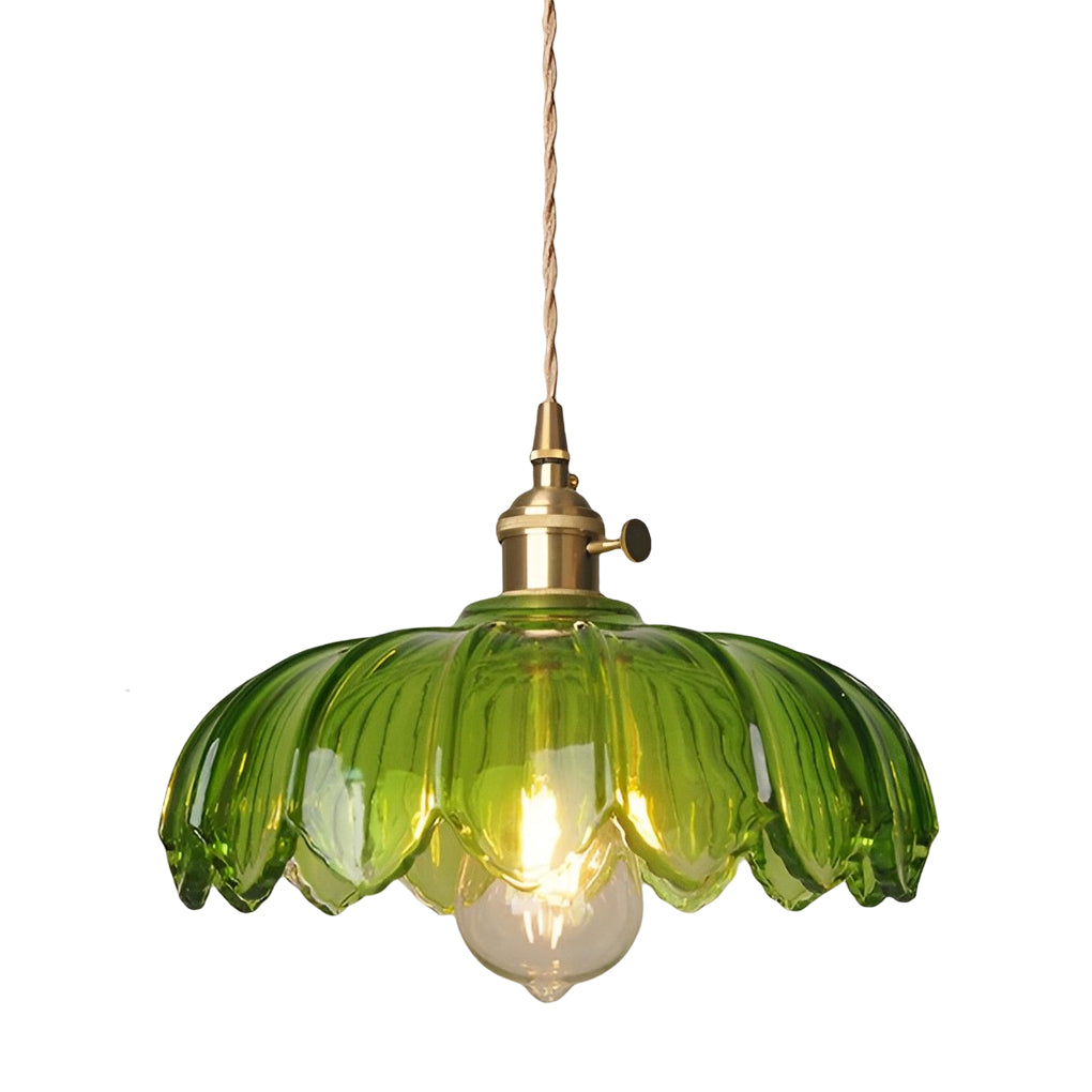 Flower Glass Pendant Light - Modern Nordic Kitchen Chandelier