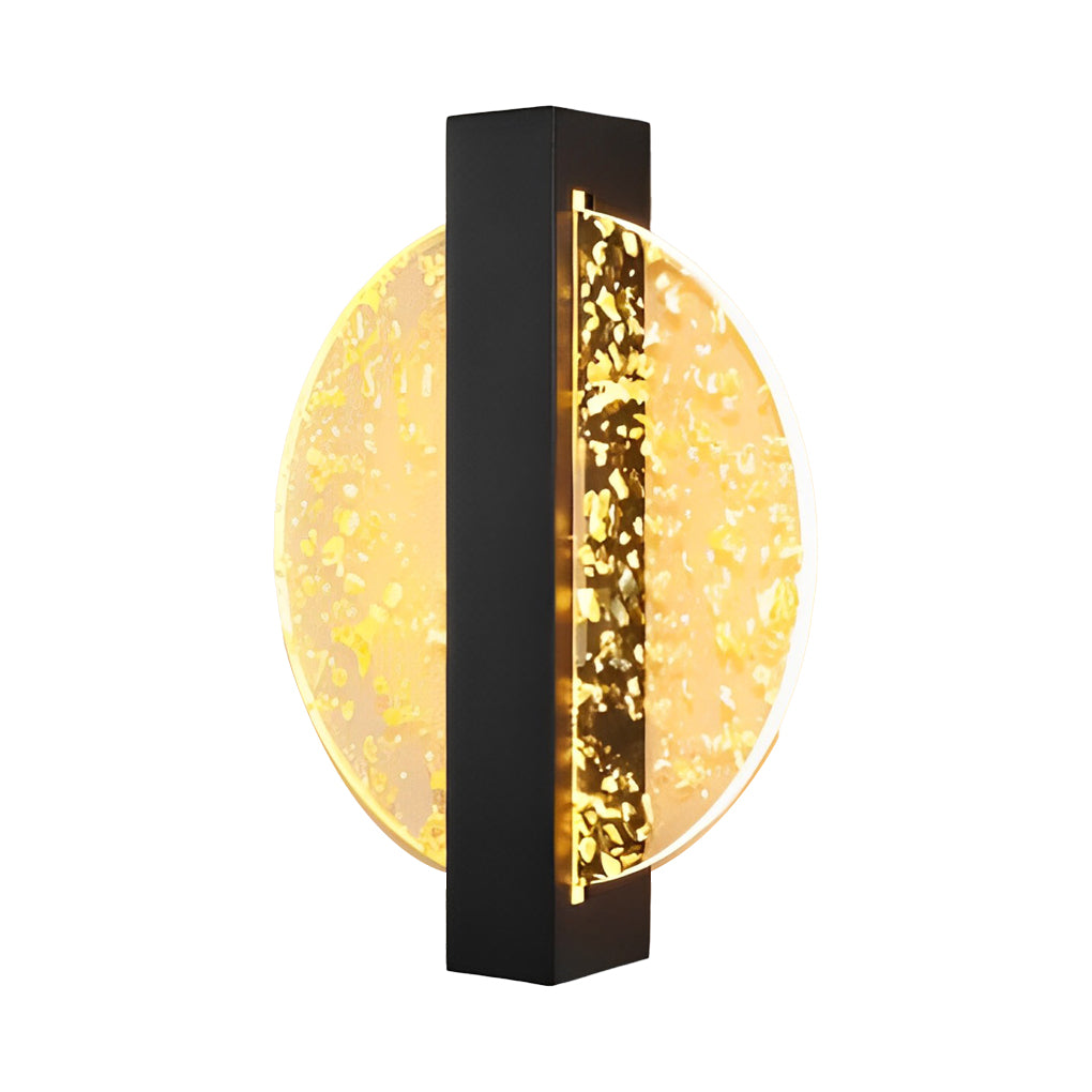 Modern Geometric LED Wall Sconce - Acrylic & Metal Finish