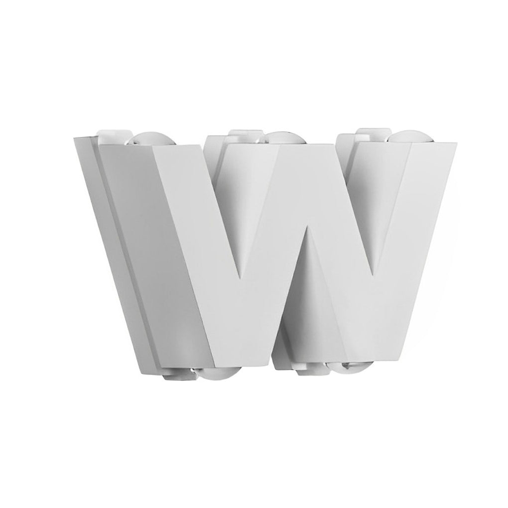 Letter Shaped Modern LED Outdoor Wall Sconce - Waterproof Aluminum