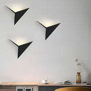 Geometric Nordic Wall Sconce | Modern LED Wall Light | Iron Finish