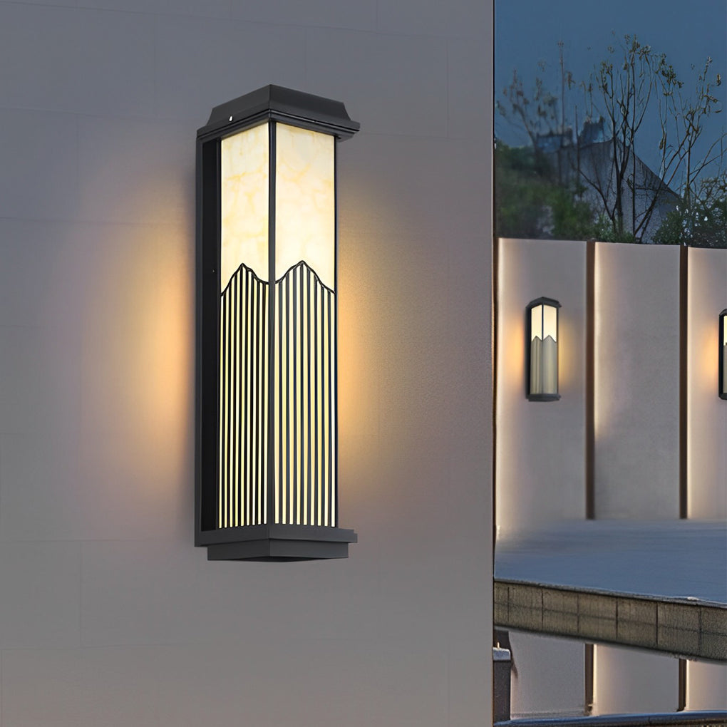 Solar Powered Outdoor Wall Light with Remote Control