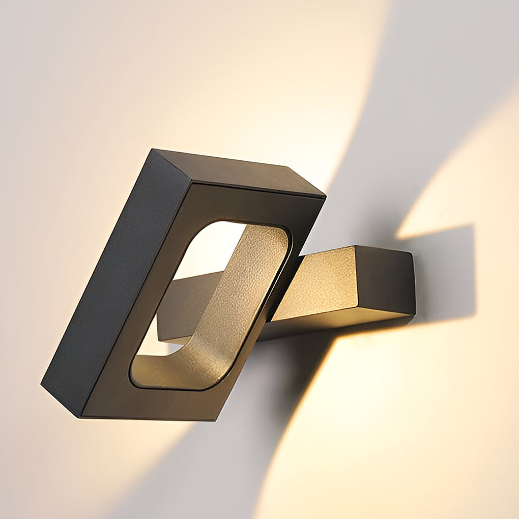 360° Rotatable LED Wall Sconce - Modern Industrial Iron Fixture