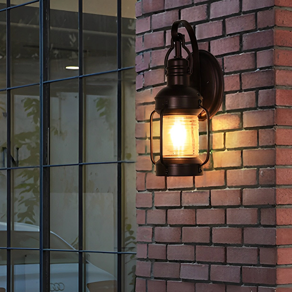 Vintage Aluminum LED Outdoor Lamp - Waterproof Wall & Lawn Light