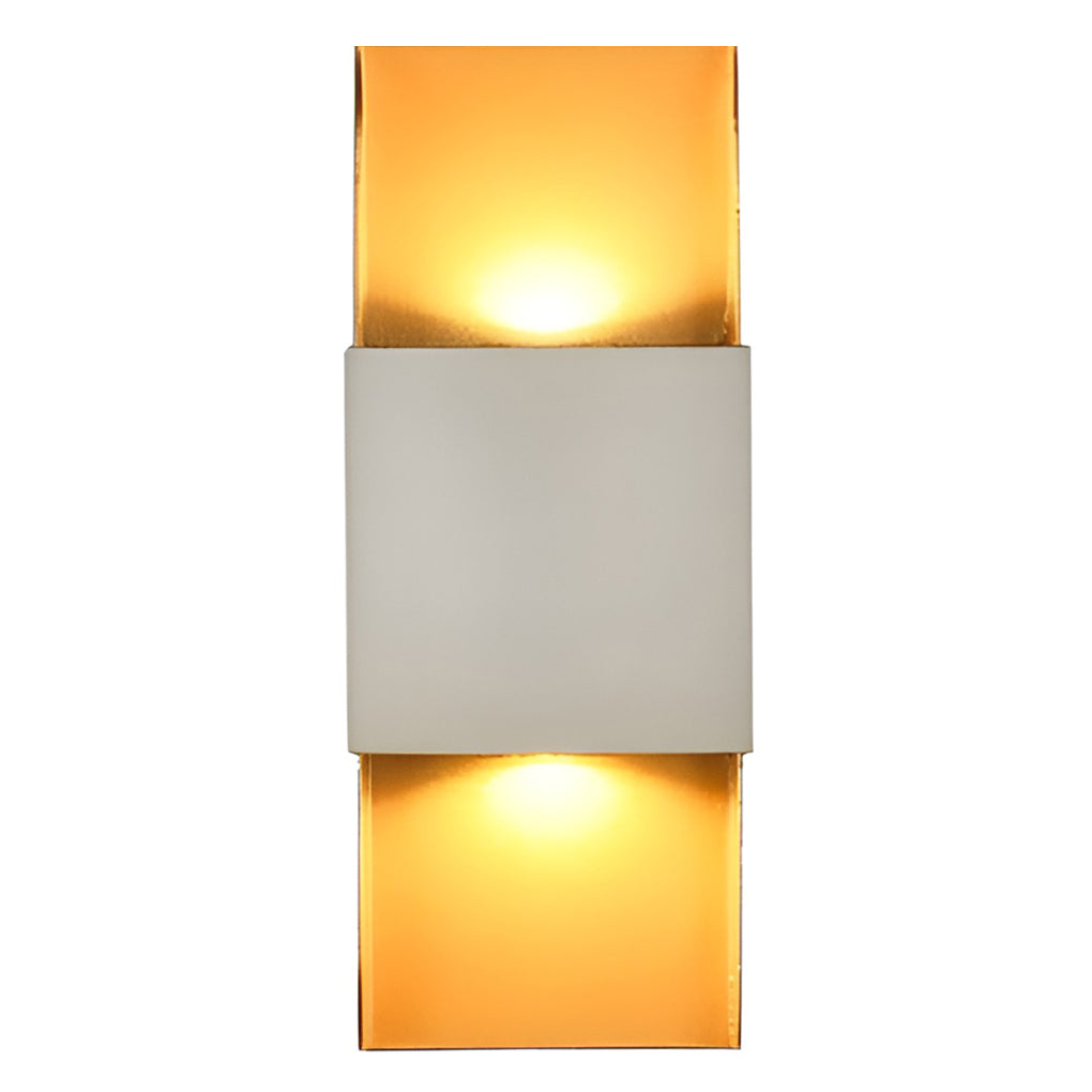 Modern Aluminum Up Down Outdoor Wall Light - Waterproof LED Sconce
